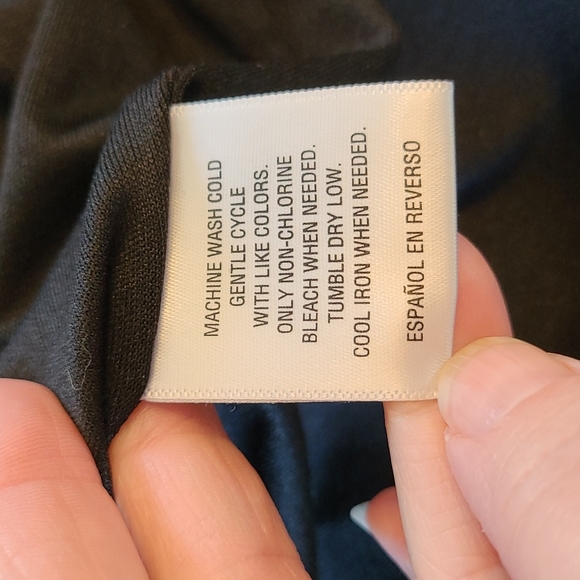 Black Velvet Pattern Top, 3X, Style & Company - Picture 13 of 13